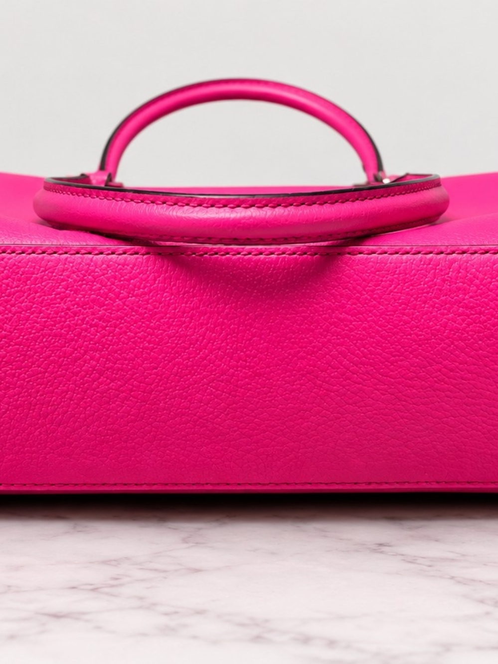Kate Spade New York Hot Pink Leather Triple Compartment Satchel - Picture 10 of 15